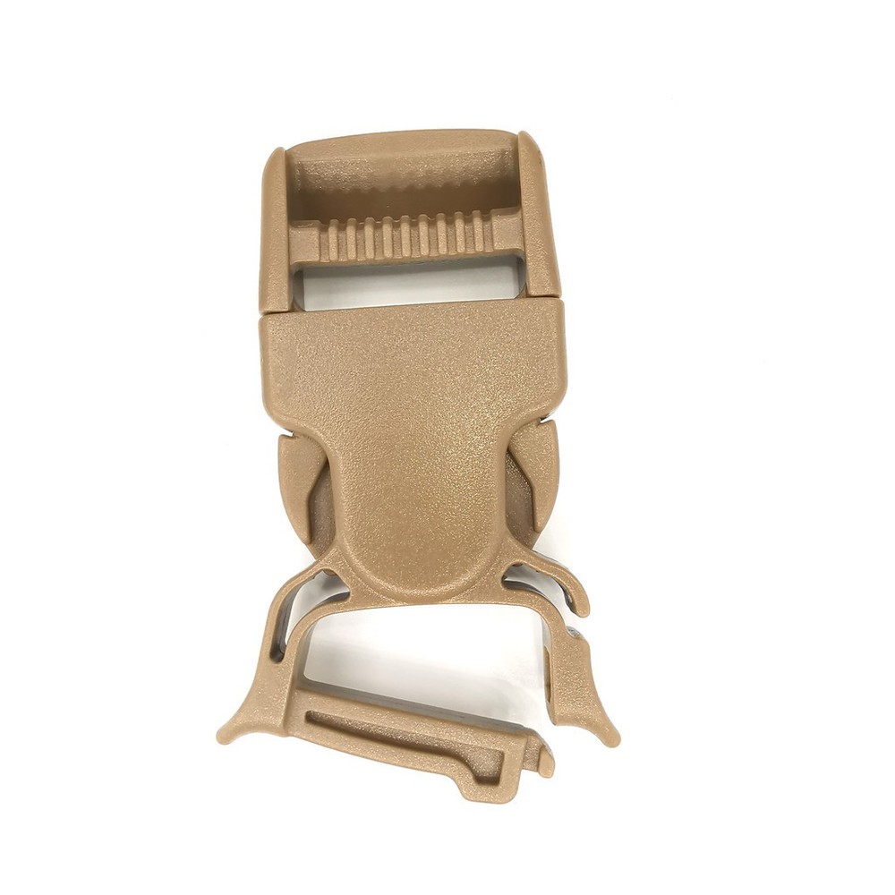 Quick-release backpack with braided strap buckle accessories