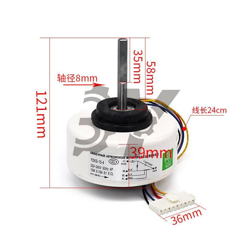 1PCS NEW YDKS-15-4 air conditioner motor