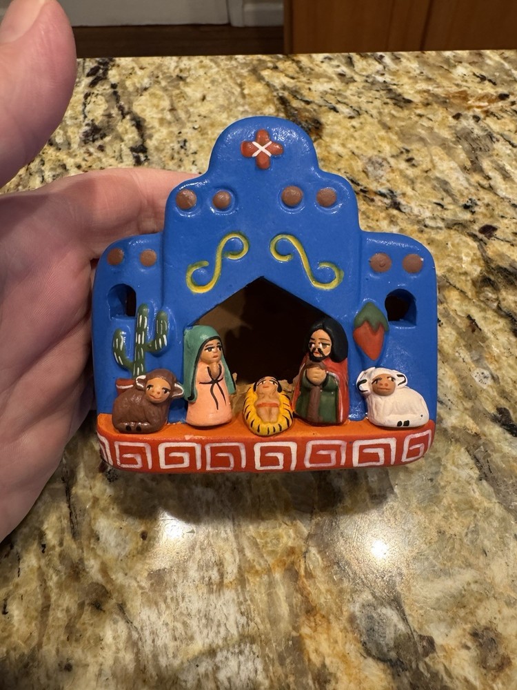 Peruvian Folk Art Nativity Scene