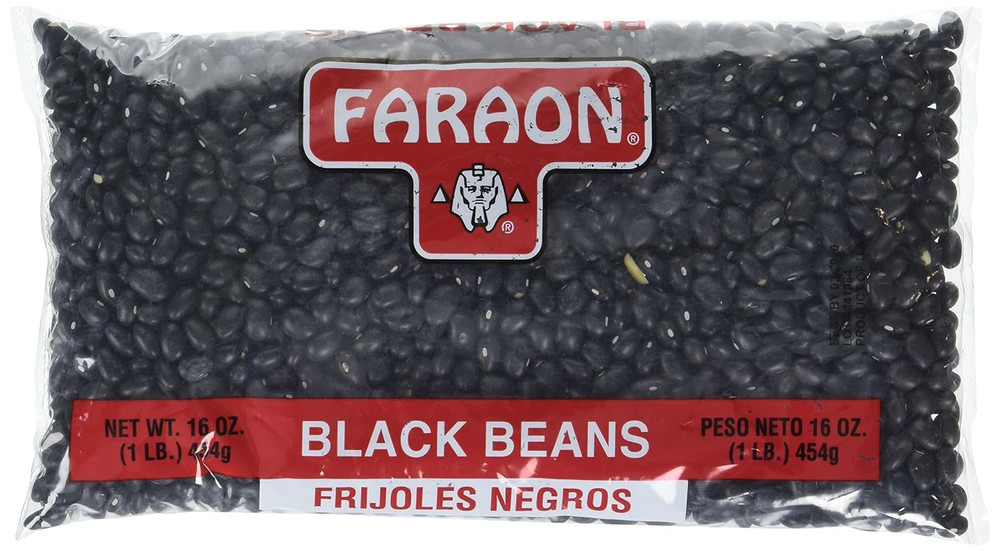 Black Beans, 1 Pound (Pack of 12)