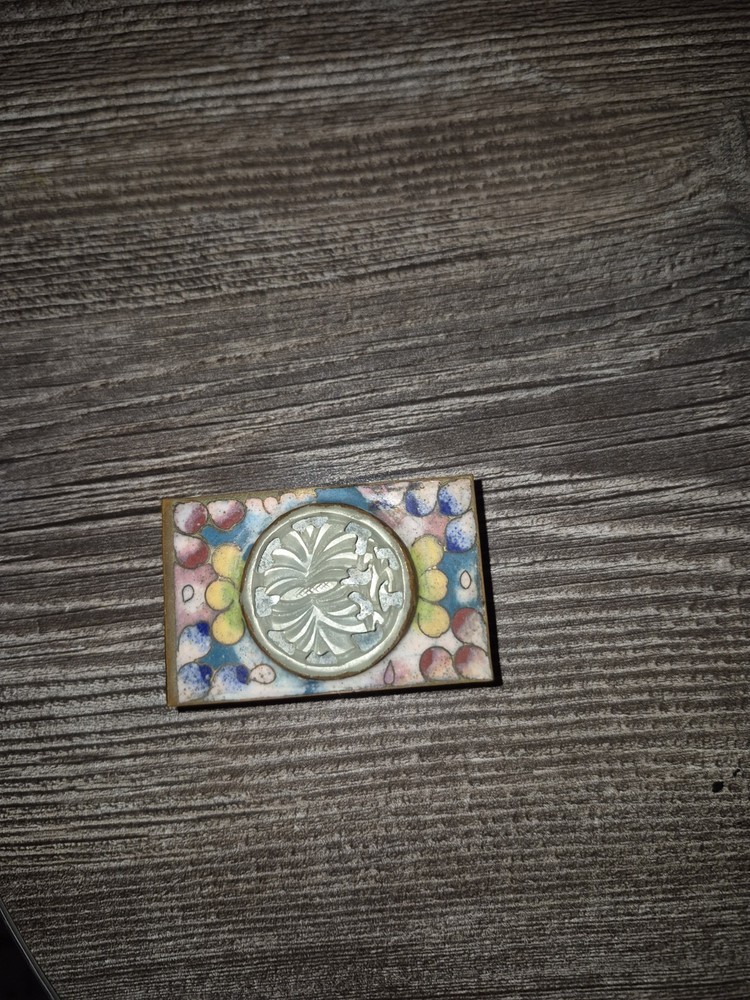 Vintage cloisonné Match Box