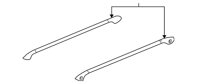 Genuine GM Side Rail 15296762
