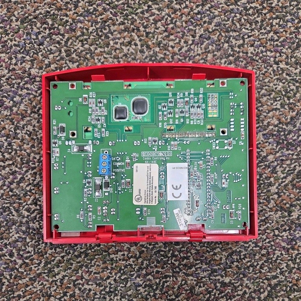 CADDX GE Security Interlogix NX-148E CF LCD Red Keypad