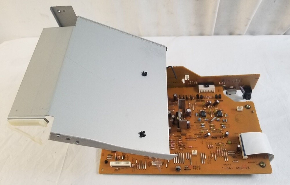 SONY CDP-CX225 Compact Disc Player MAIN PCB BOARD w POWER SUPPLY & INPUT BOARD
