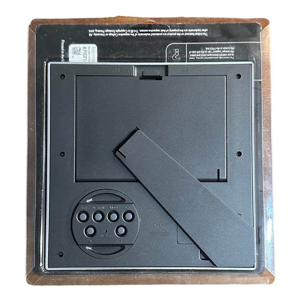 Nebraska Huskers Keyscaper Picture Frame & Desktop Clock