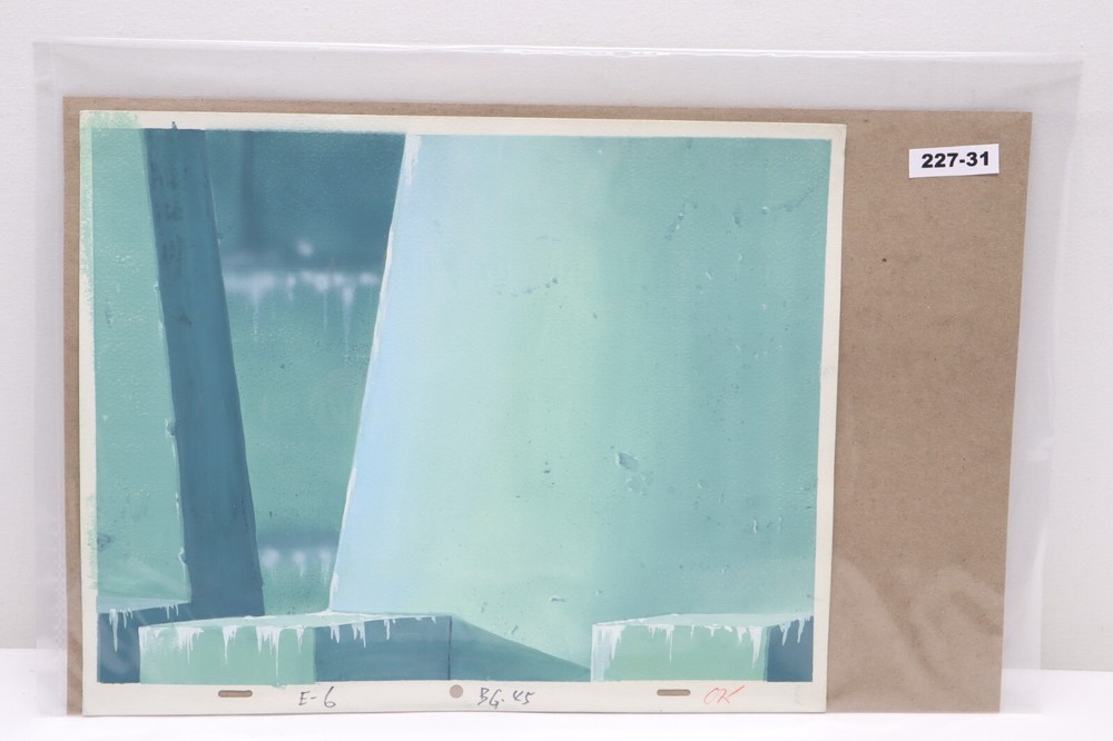 Original Hand Painted Animation Production Background (227-31)