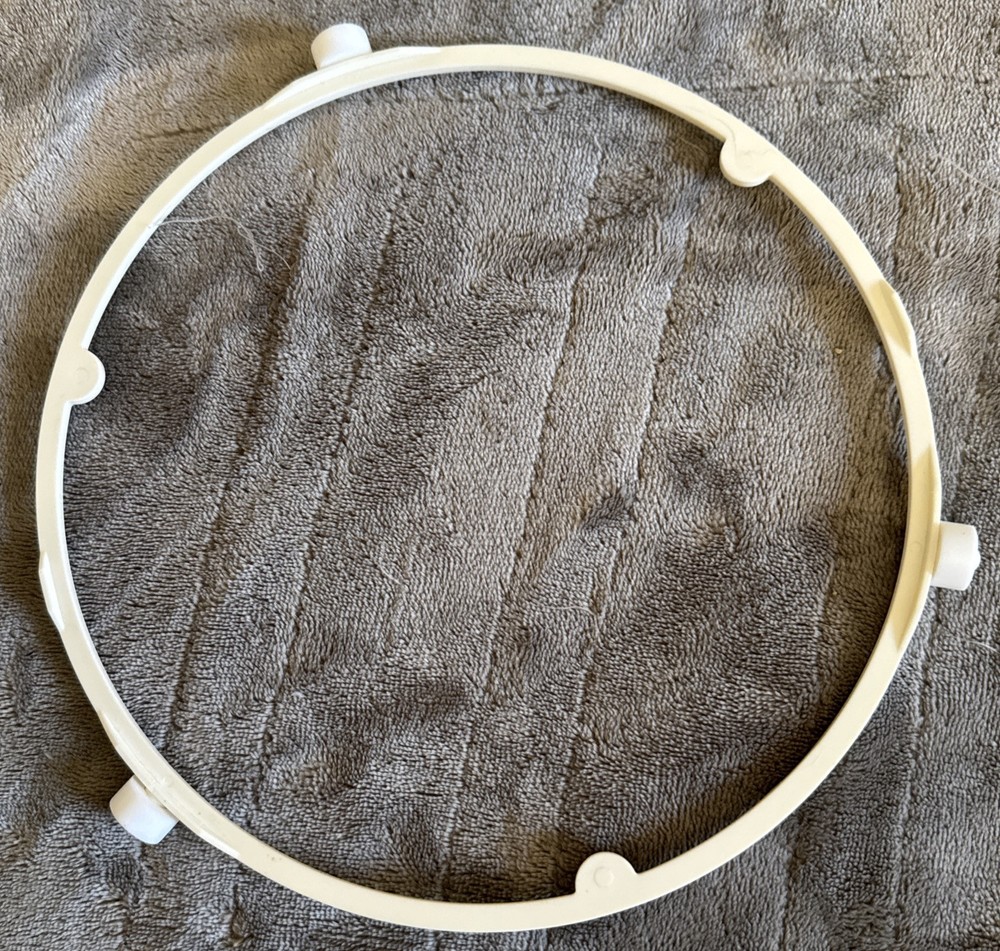 Replacement 8.5” White Microwave Roller Guide Wheel Turntable Support 3 Wheels