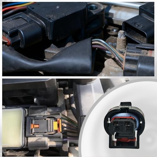 2-Pin Ignition Coil Connector Pigtail (Female), 2-Pack — Compatible with