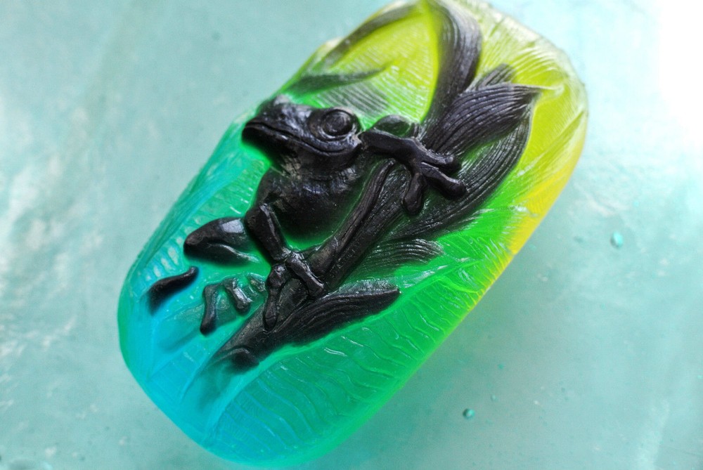 FROG SILICONE MOLD for soap making and other crafts