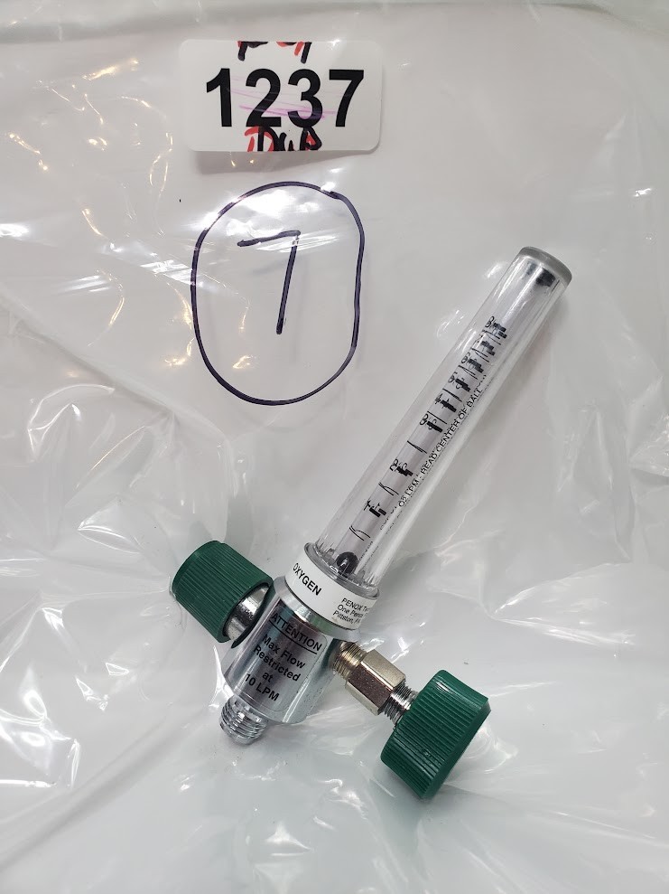 BPC 10 LPM Oxygen Flowmeter Max Flow 10 LPM Back-Pressure Compensated