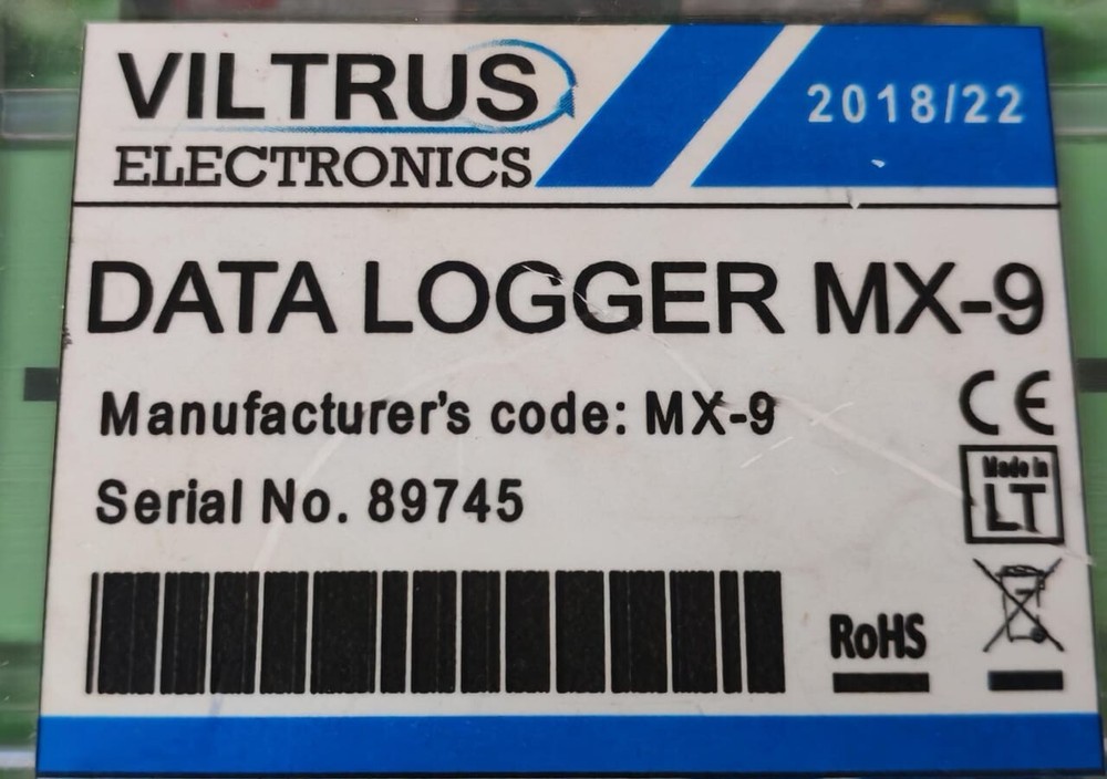 VILTRUS ELECTRONICS MBUS DATA LOGGER MX-9 12-30VDC - TRIED & TESTED