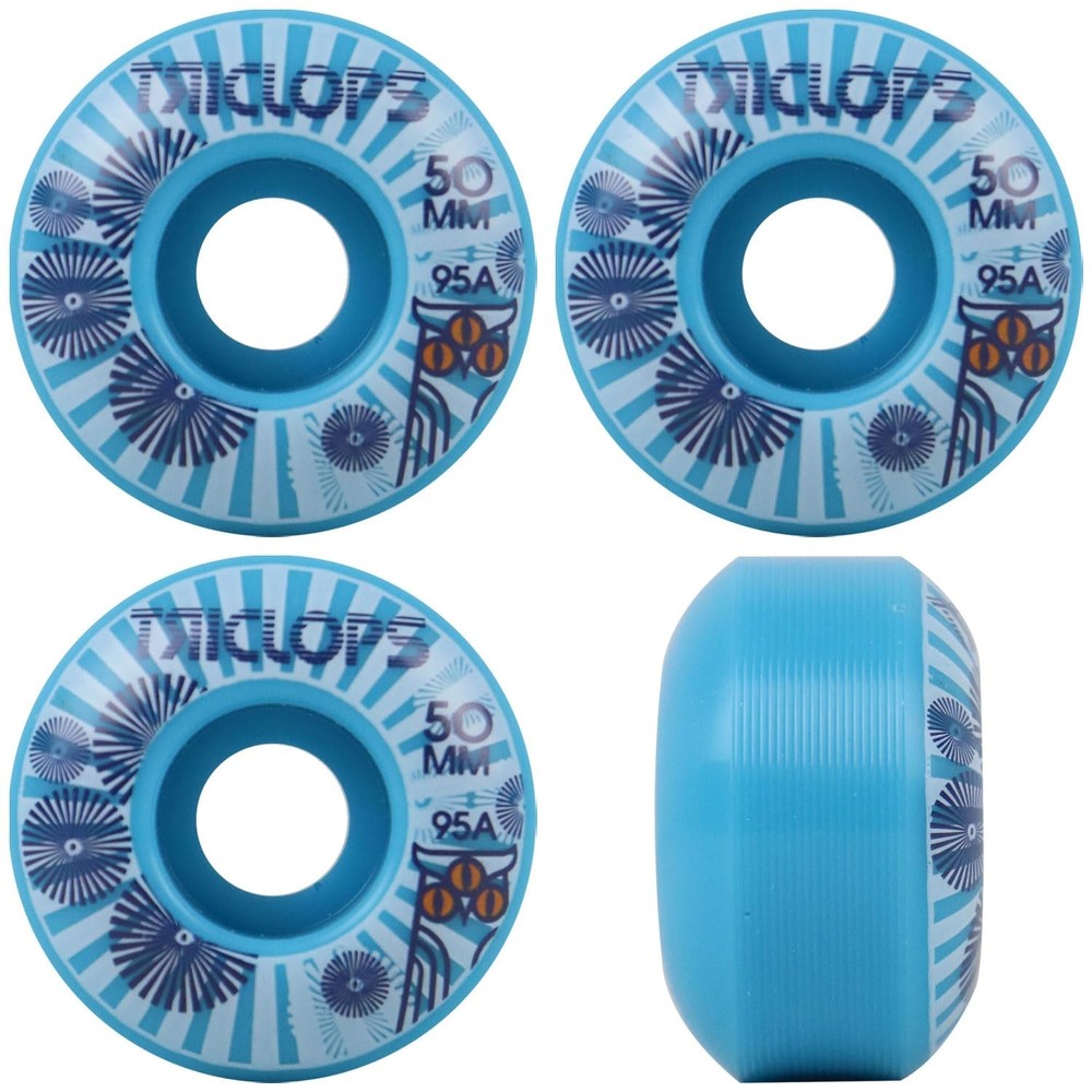 Skateboard Wheels 50mm Burst 95A Blue