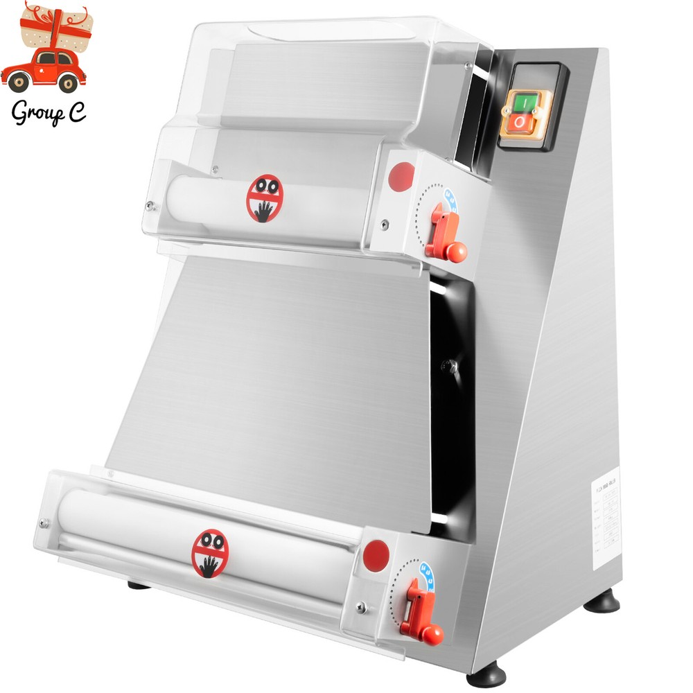 4"-16" Electric Dough Roller Sheeter Pastry Pizza Maker Press Making Machine New