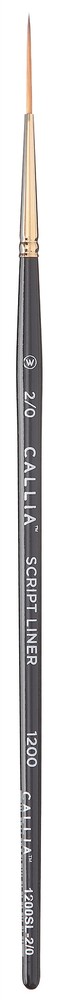 Willow Wolfe Callia Artist Script Liner Brush-2/0