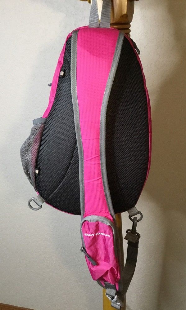 Waterfly Pink Sling Shoulder Backpack