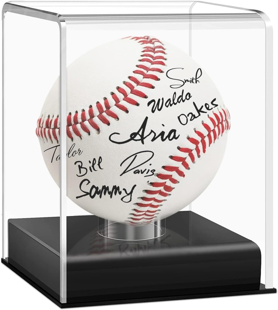Multi-Purpose Acrylic Display Case - Ideal for Baseball, Golf Balls & More