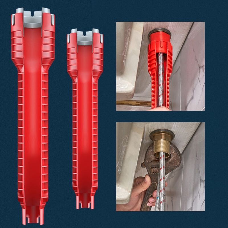 Jhome 10016 14-in-1 Multi-Functional Tap Spanner Set for Sink, Bathroom