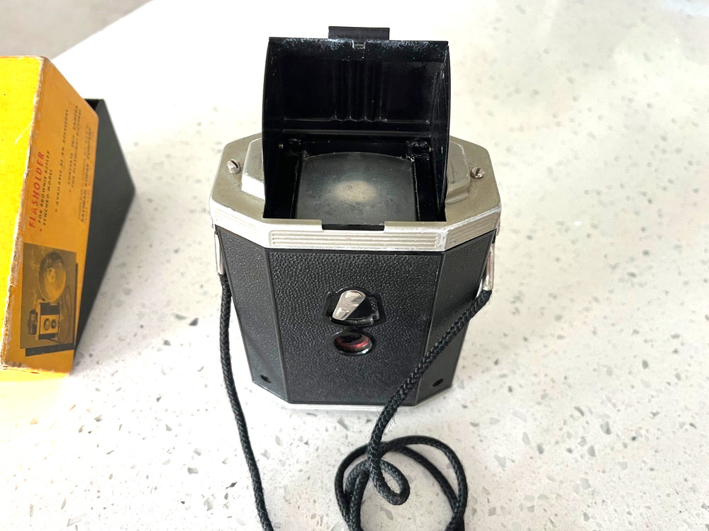 Kodak Brownie Reflex Synchro Model camera w/box - untested