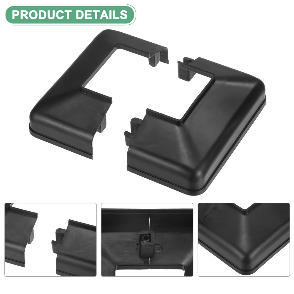 8-Pack Post Base Cover, Internal 2"x 2" PVC Post Skirt Split Type for Railing