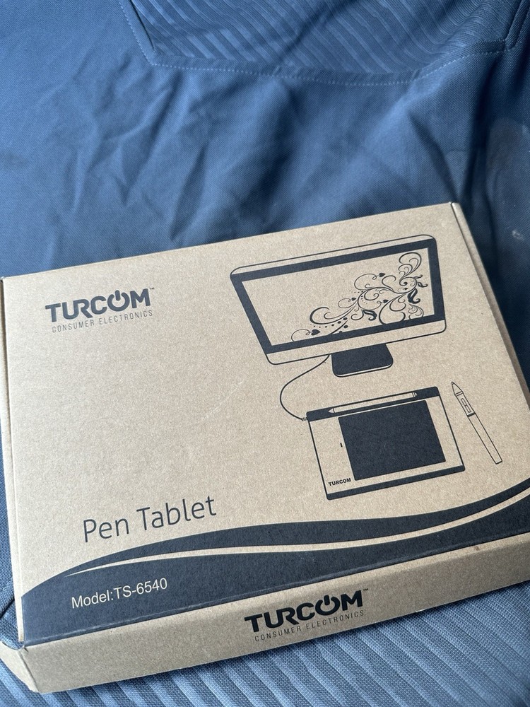 Turcom TS-6540 Wired Graphics Tablet Drawing Pad MPN TS-6540 USB Pen Input