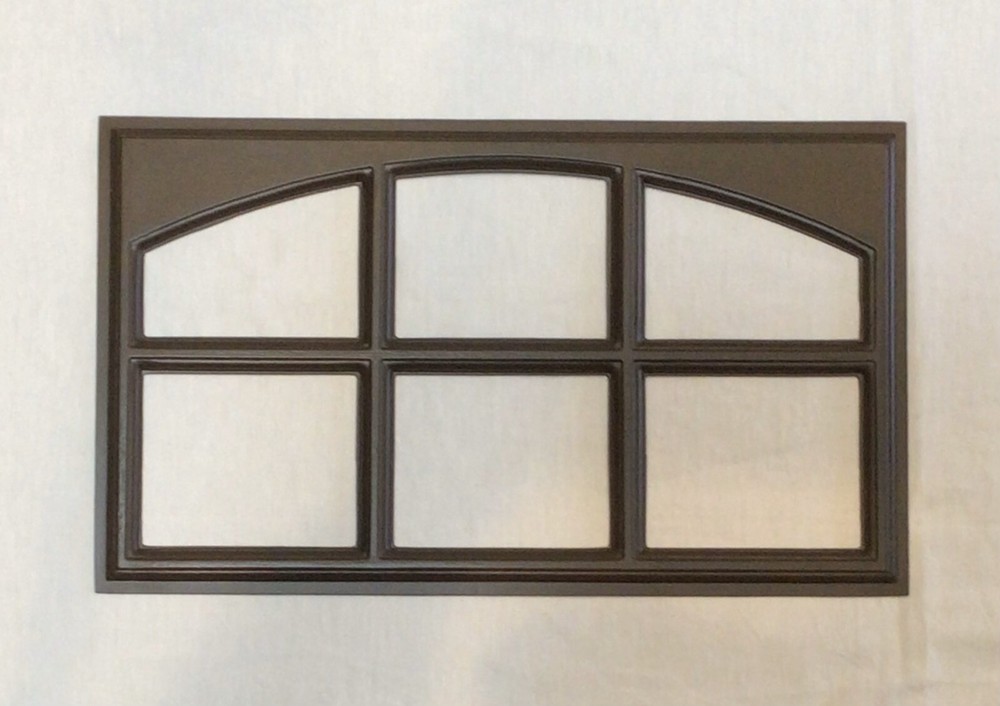 Dark Brown Amarr Garage Door Window Kit Short Panel Frame Insert Glass Options