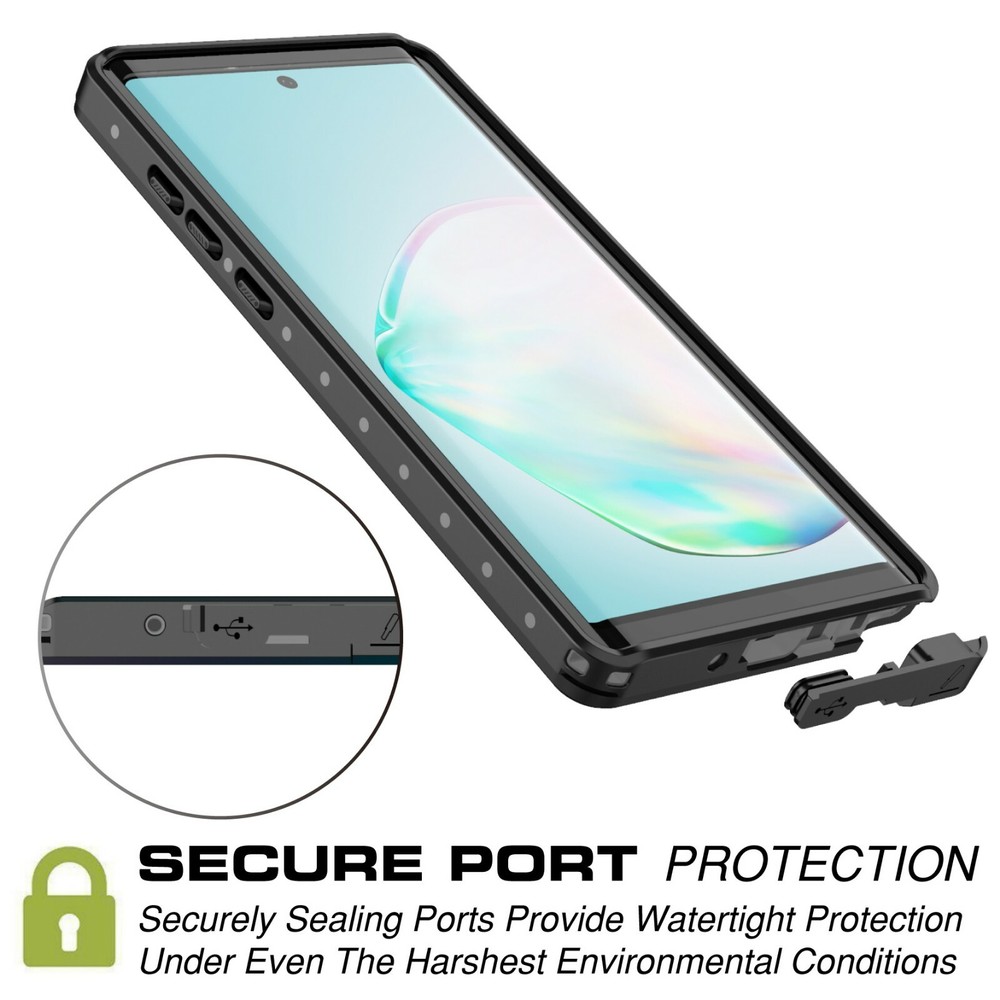 Samsung Galaxy Note 10 / 10+ Plus Case Waterproof Case Cover w/ Screen Protector