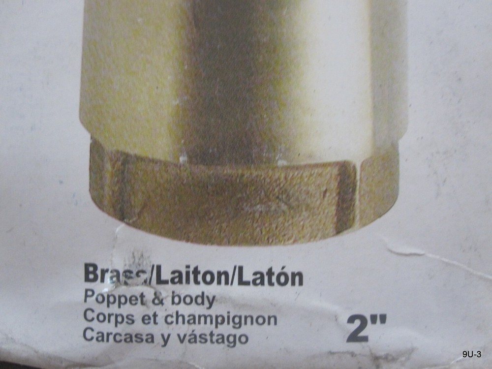 Plumb eeze 2” Brass Check Valve PENL-CV200