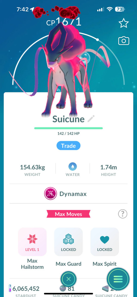 Dynamax Suicune Pokémon GO | Special Trade
