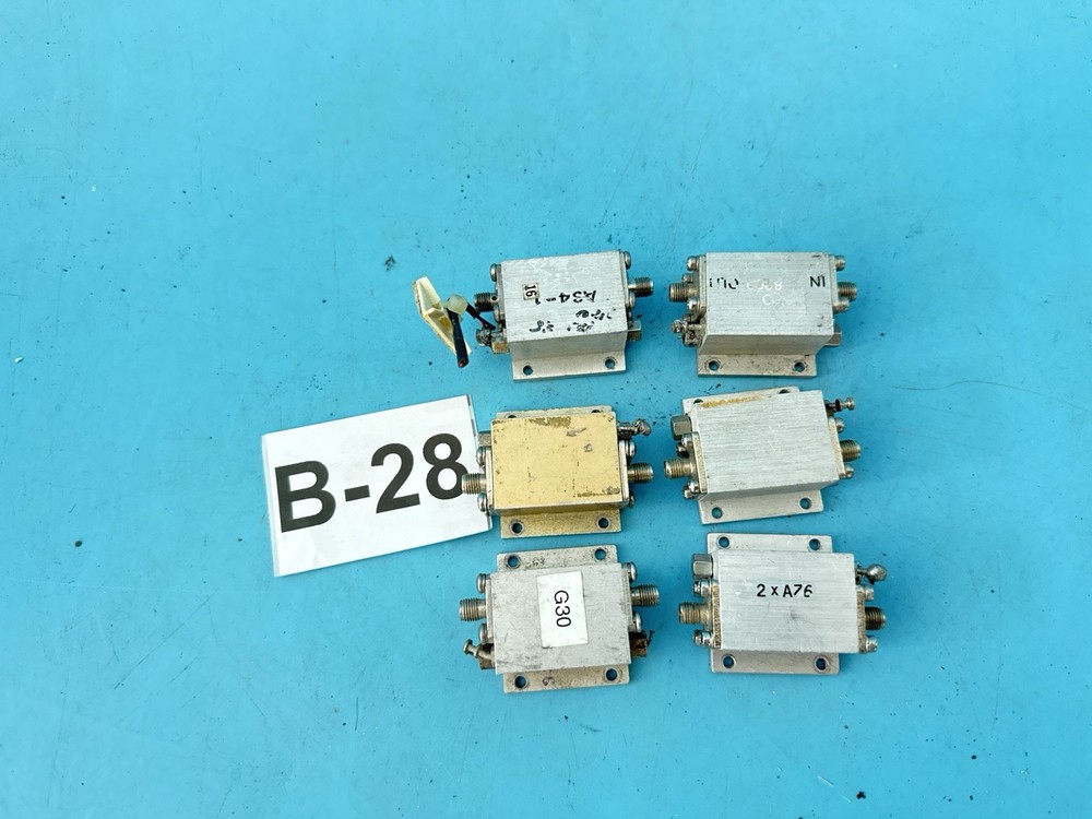 Lot of 6 RF Amplifiers | Microwave / RF Modules | SMA |