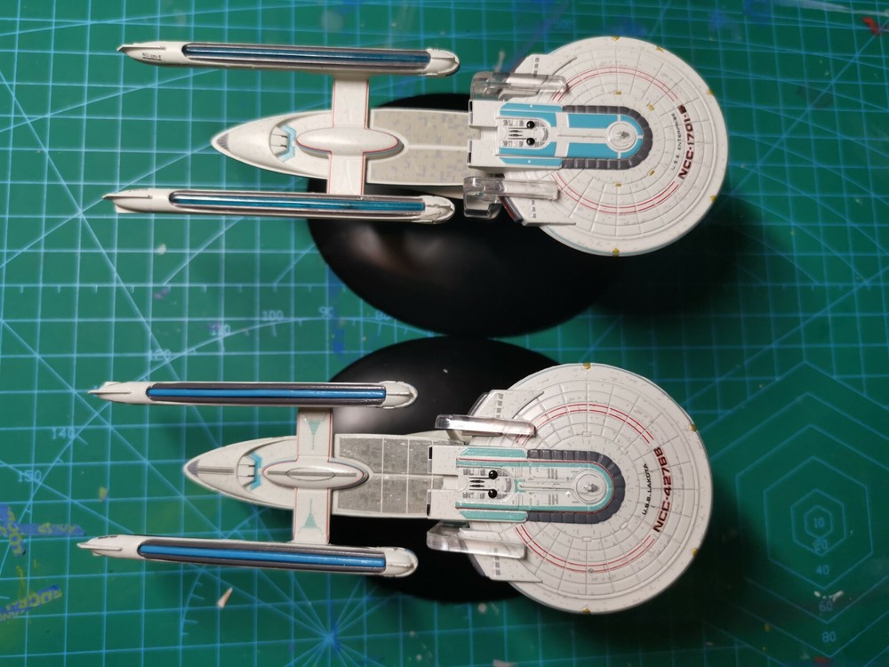 Star Trek Starships EAGLEMOSS EXCELSIOR CLASS REFIT DECALS - DECALS ONLY