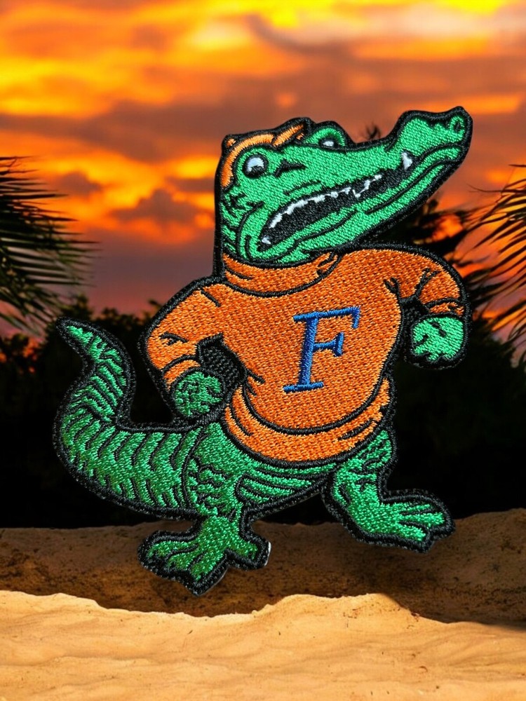 Florida Gator Embroidery Patch 3.77" X 3.77