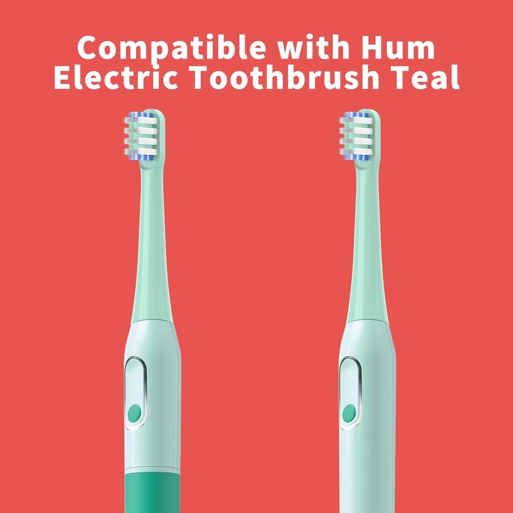 Replacement Toothbrush Heads-Compatible with Colgate Hum Connected Smart Batt.