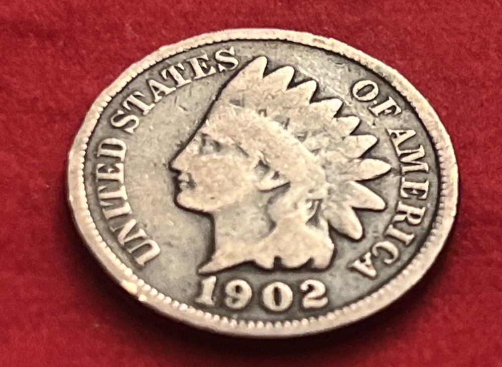 1902 indian head cent BN09