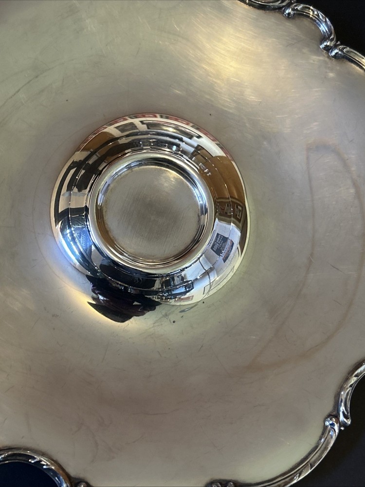 1847 ROGERS BROS~"REFLECTIONS"~ 12" SILVER PLATE SERVING TRAY #9266~VERY NICE!!