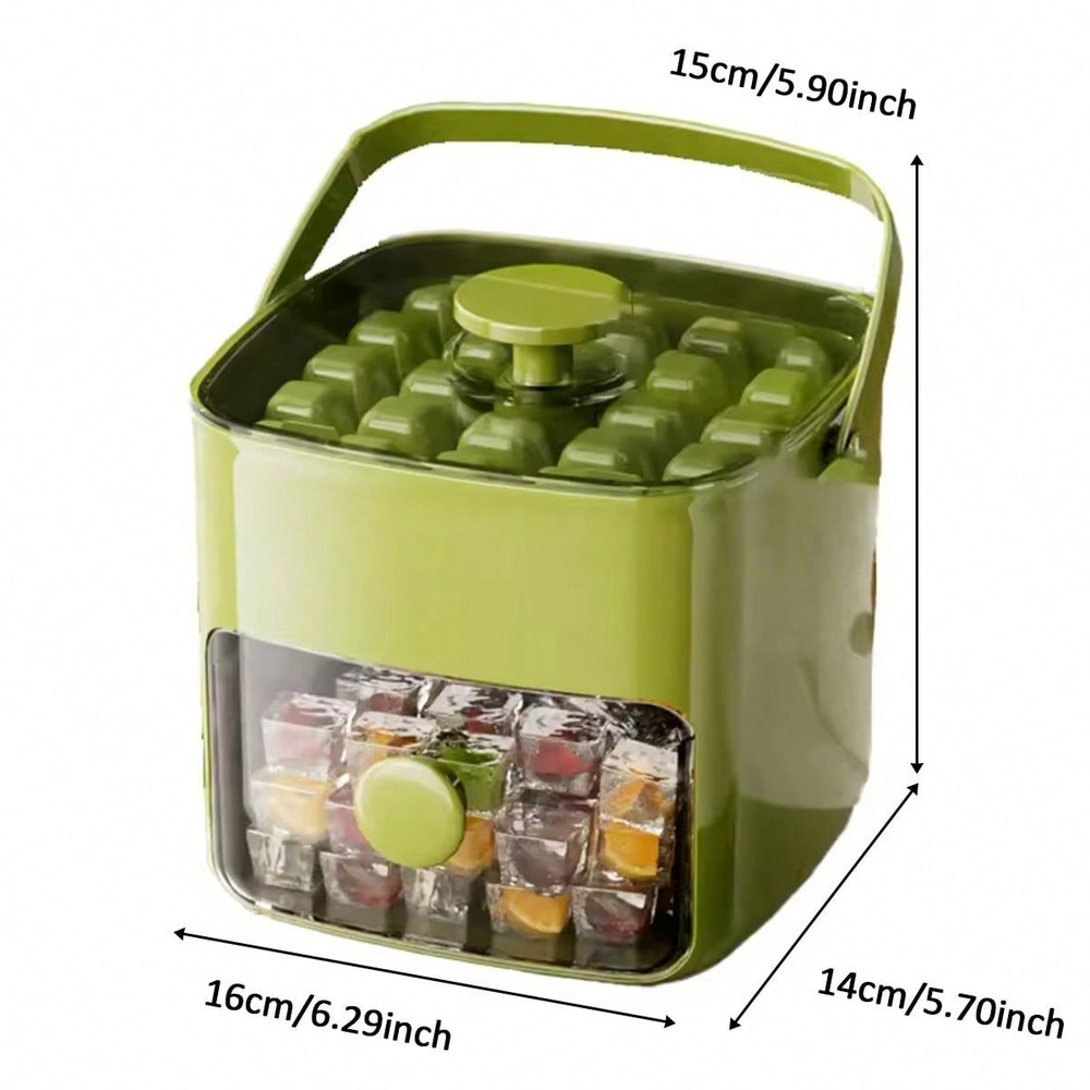 Extra-Large 48-lce Cube Maker with Easy Glide Double Layer Food-Grade Tray