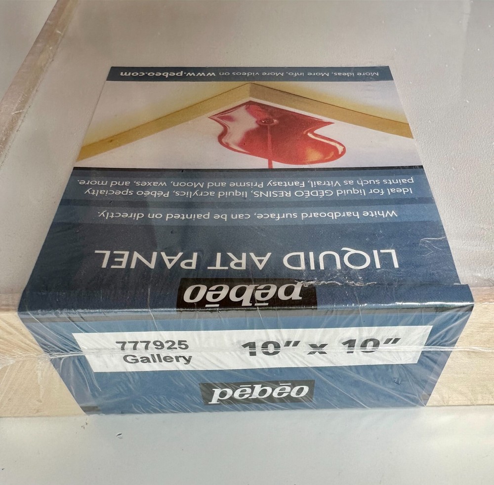 Pebeo Liquid Art Panel - 10" x 10"