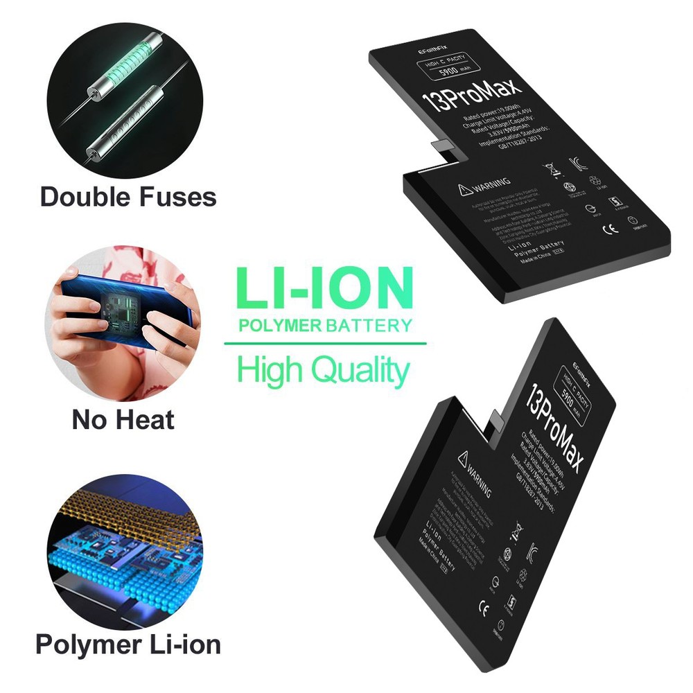 5900mAh OEM Internal Replacement Battery For iPhone 13 Pro Max Premium Quality