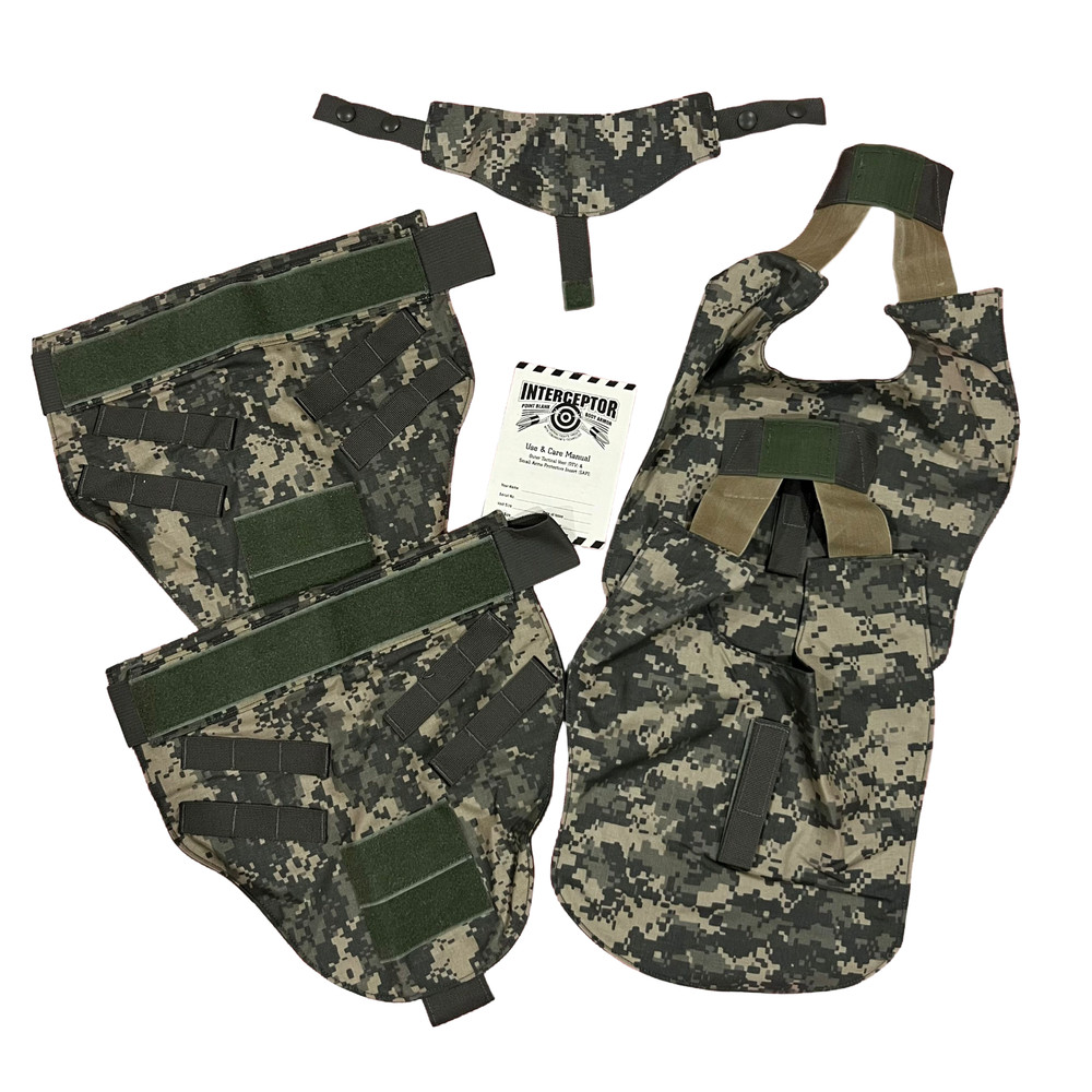 ACU protector Base Protective Vest Plate Carrier w/ Soft Armor Inserts Large