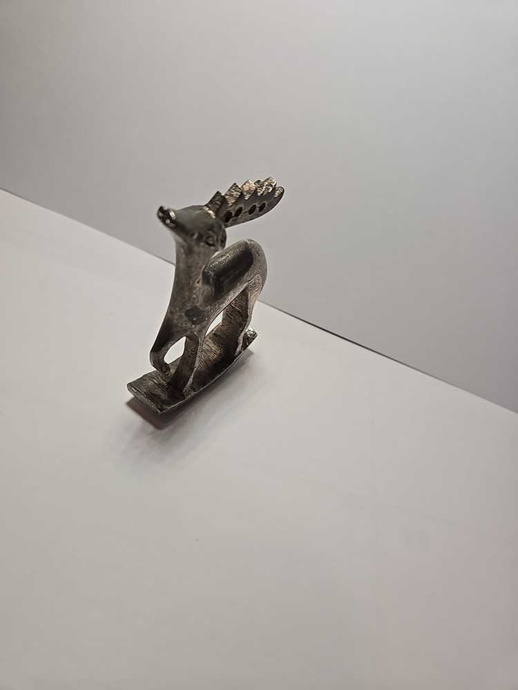 Solid Brass Rocking Reindeer