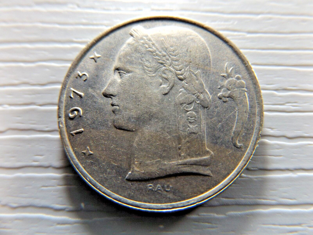 BELGIUM 1973 5 Francs