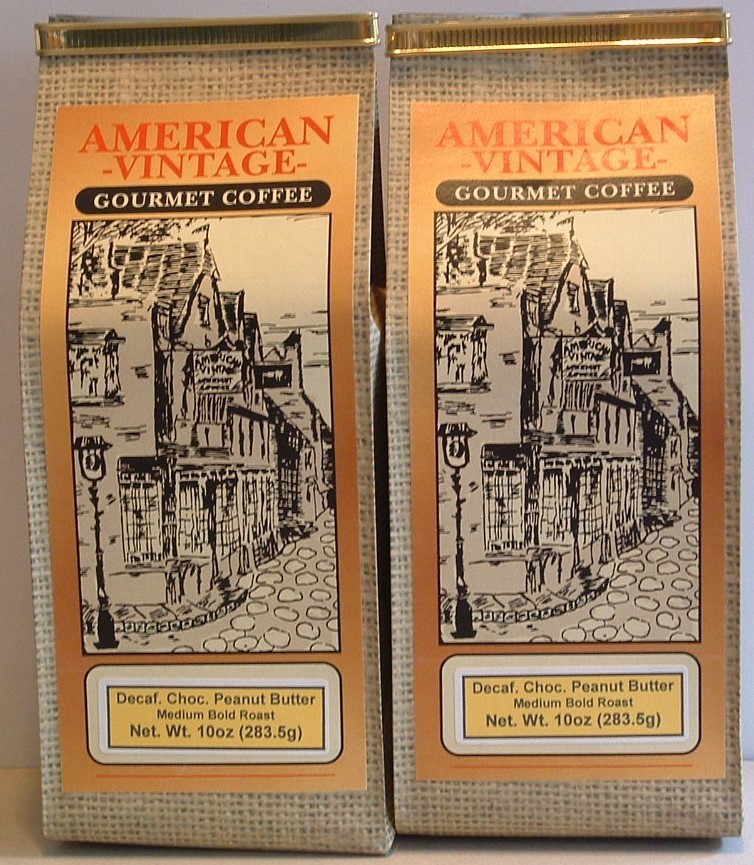 Decaffeinated Chocolate Peanut Butter 2/10oz ground Medium Bold Roast