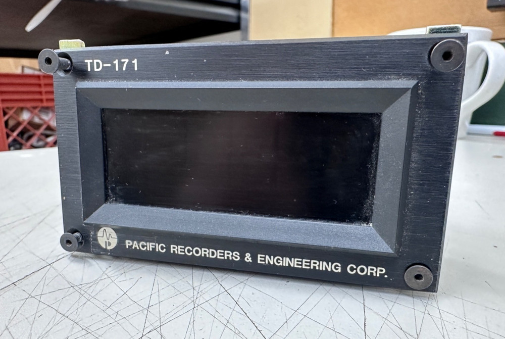 Pacific Recorders & Engineering TD-171 Digital Time Slave Clock