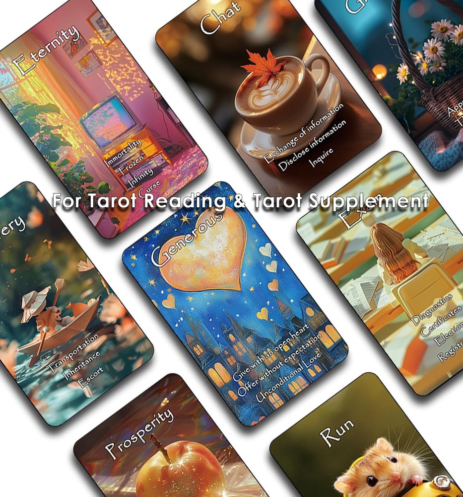 Intuition Oracle Cards Deck, A 78-Card Deck for Clarifying and Single Draws