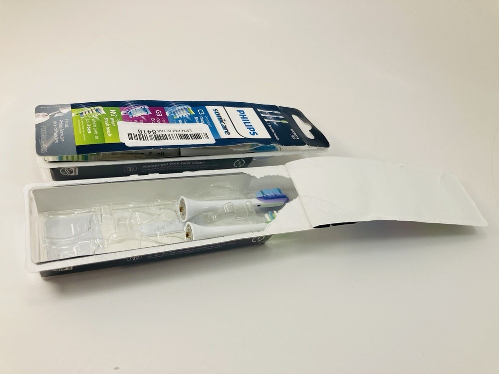 Philips Sonicare C3 G3 W3 Variety Pack Bundle (2 Set) OPEN BOX– One Missing Head