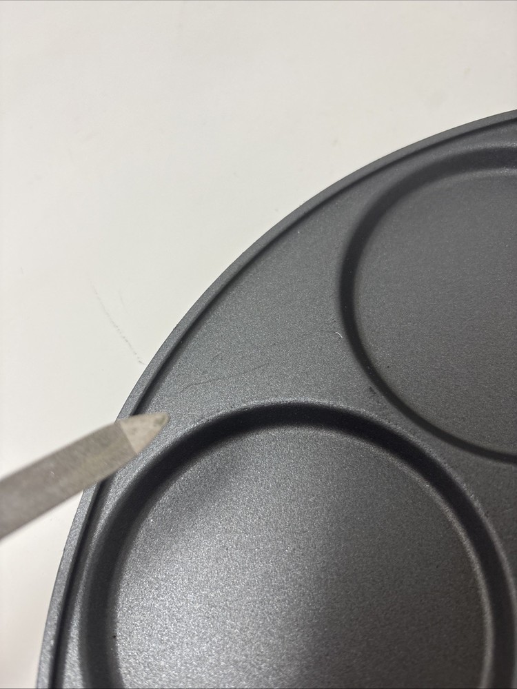 Nordic Ware Silver Dollar Pancake Pan #01940 HAS FLAWS ON SURFACE