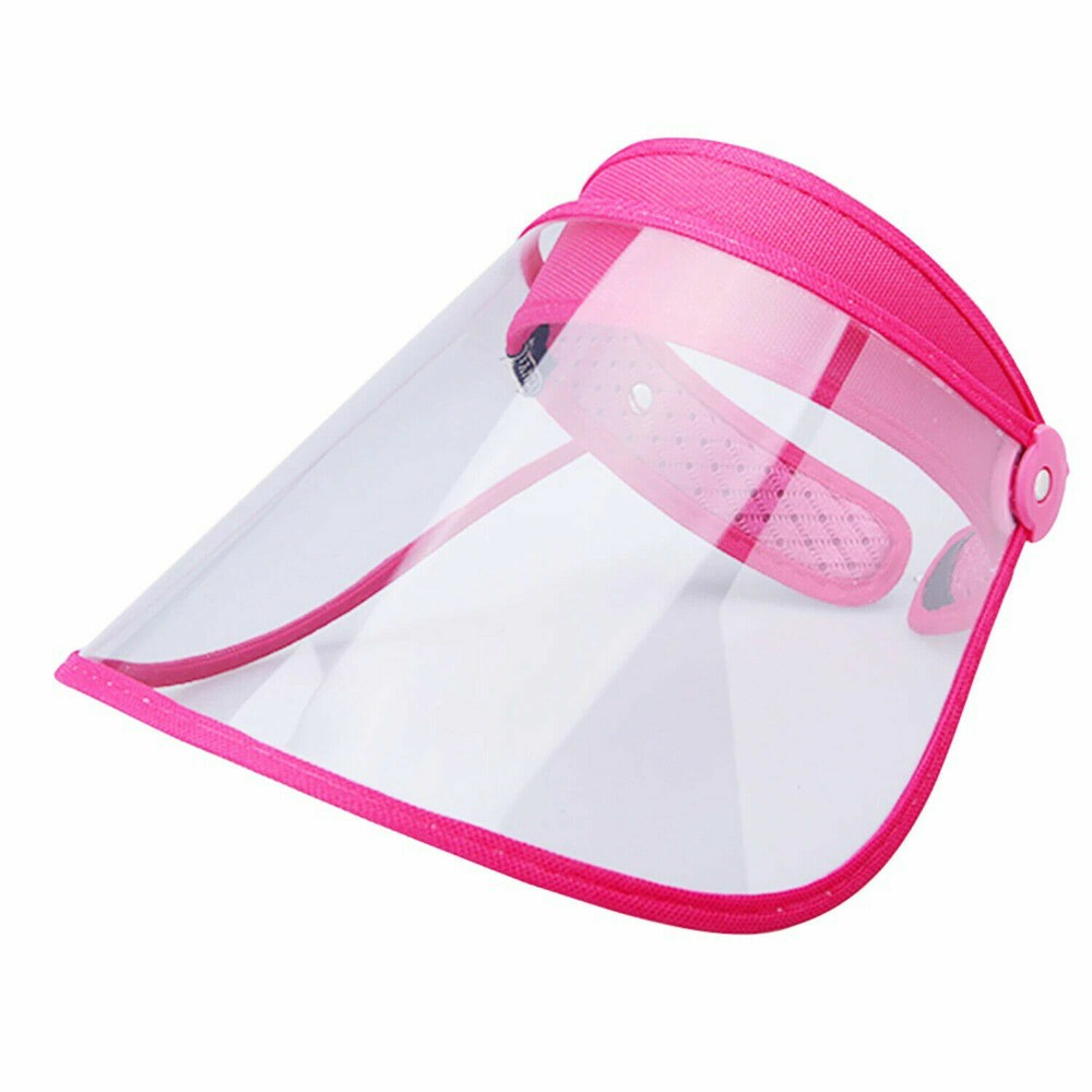 4 Pack Adjustable & Reusable Flip Up Face Shield Visor, up & down movement.