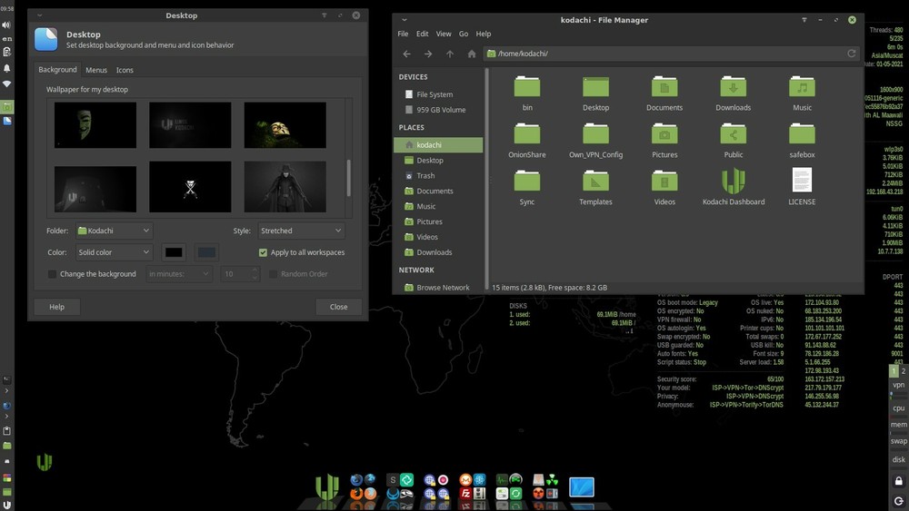 Kodachi 8.5 Linux - Security - Pentesting - Antivirus 16 GB BOOTABLE USB