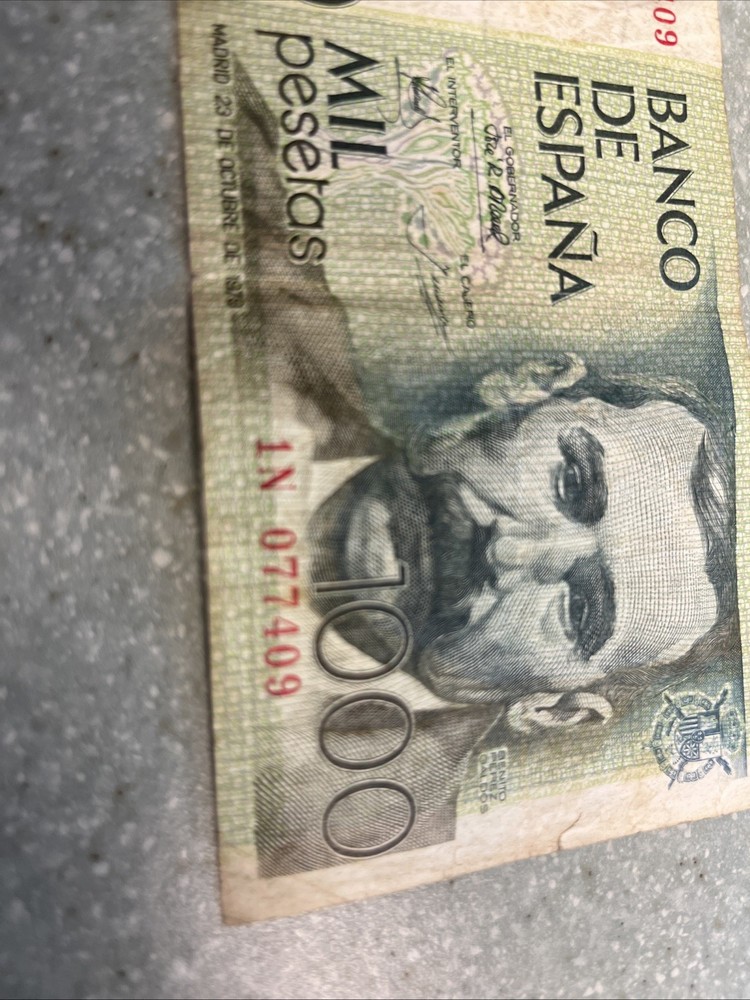 Spain 1000 Pesetas 1979 Banknote