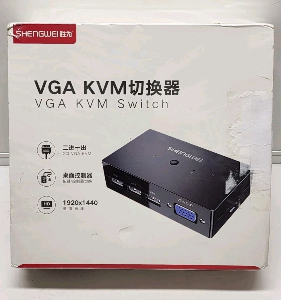 Shengwei VGA KVM Switch Model DVK3201K
