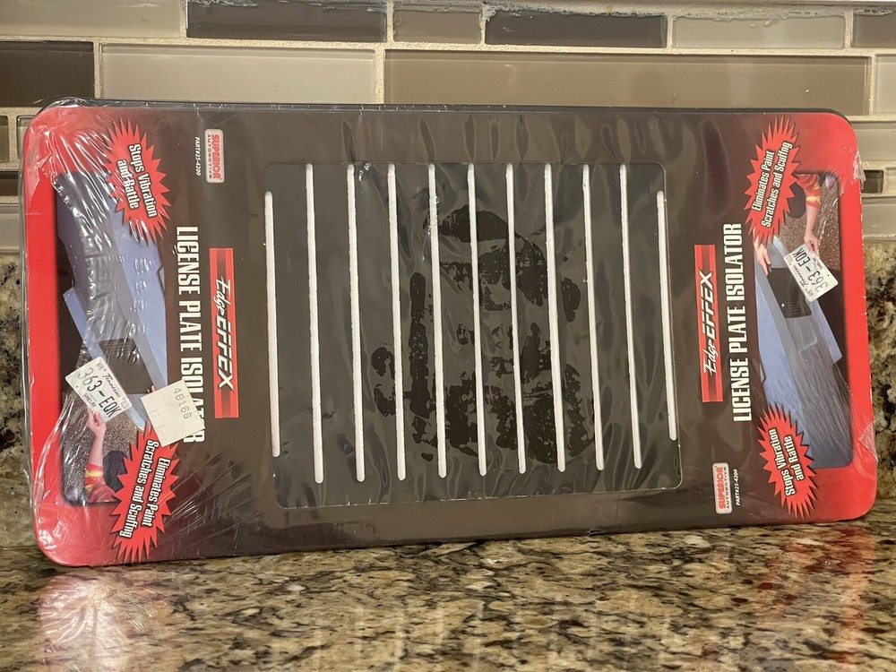 Edge Effect Black License Plate Isolator Custom Auto
